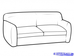 Sofa Drawing at PaintingValley.com | Explore collection of ...