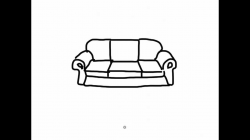 iPad Draw a simple cartoon sofa 2