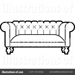 Couch Clipart #1239029 - Illustration by Lal Perera
