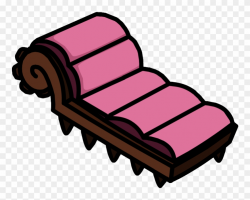 Lounge Clipart Pink Couch - Club Penguin Lounge Chair - Png ...
