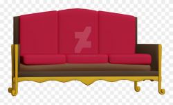 Couch Clipart Pink Couch - Png Download (#2990051) - PinClipart