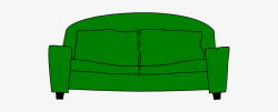 Sofa Clip Art - Green Cartoon Couch #34108 - Free Cliparts ...