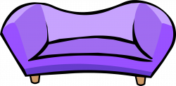 Purple Couch | Club Penguin Wiki | FANDOM powered by Wikia