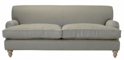 Grey Fabric Sofa transparent PNG - StickPNG