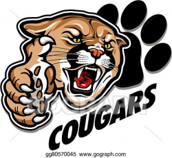 EPS Vector - Cougars mascot. Stock Clipart Illustration ...