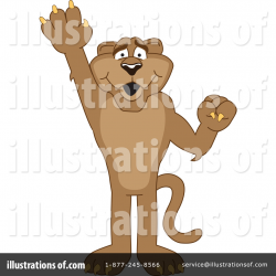 Cougar School Mascot Clipart #1361689 - Illustration by ...