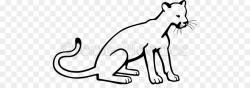 Cougar Line Drawing | Free download best Cougar Line Drawing ...