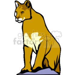 cougar clipart. Royalty-free clipart # 130940