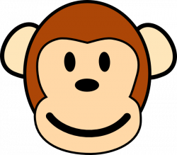 Cute Monkey Face Clipart - 2018 Clipart Gallery