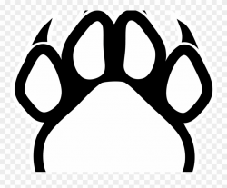 Dog Paw Print Outline X Carwad Net - Panther Paw Print Logo ...