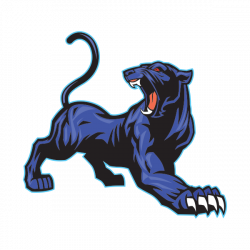 Printed vinyl Blue Black Panther | Stickers Factory