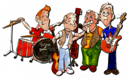 Cartoon Band Clipart