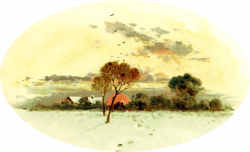 Clipart - Country scene 6