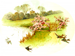 Clipart - Country scene 3