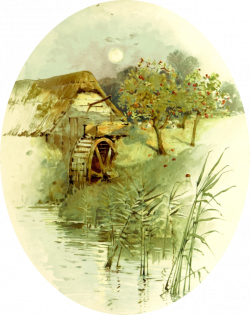 Clipart - Country scene 5