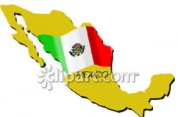 Country of Mexico - Royalty Free Clipart Picture