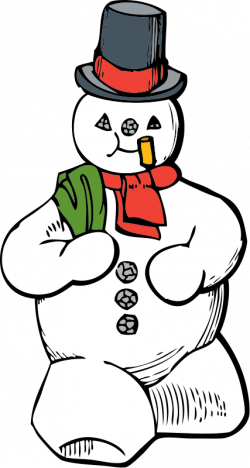 Snowman Walking Cliparts - Cliparts Zone