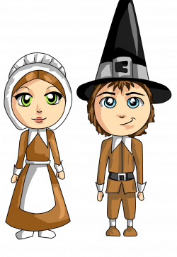Pilgrim Animated Clipart