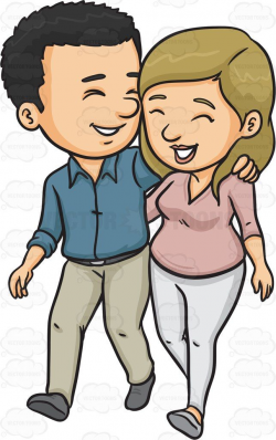 A happy couple #cartoon #clipart #vector #vectortoons ...