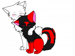 Warrior cat couple coab by CreeperGirl200 on Clipart library - Clip ...