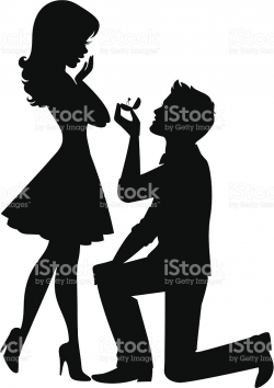 Download engagement silhouette clipart Engagement Marriage ...