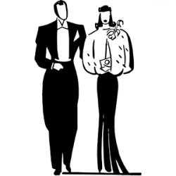 Party Couple clipart, cliparts of Party Couple free download ...