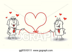 EPS Vector - Perfect couple. Stock Clipart Illustration ...