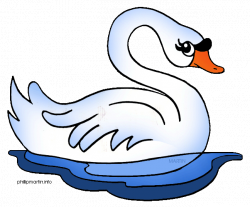 Swan Cartoon Clipart