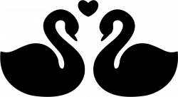 Swans Couple Fidelity Symbol Of Love Svg Png Icon Free Download ...