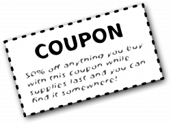 Clipart - Simple Coupon