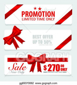 Vector Art - End of year sale savings labels set, price tag ...