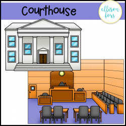 Courthouse and Courtroom Clip Art | Allison Fors Educational ...