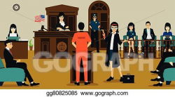 Vector Stock - Court of justice. Clipart Illustration ...