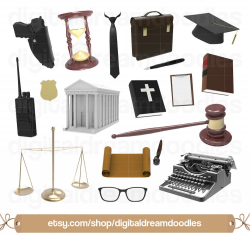 Law Clipart, Law Clip Art, Court Clipart, Lawyer Clipart, Judge Clipart,  Attorney Graphic, Jury Image, Courtroom Picture, Digital Download