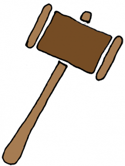 Gavel court mallet clipart clipart kid - Clipartix