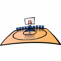 Public Domain Clip Art Image | Basketball Court | ID: 13528331417643 ...