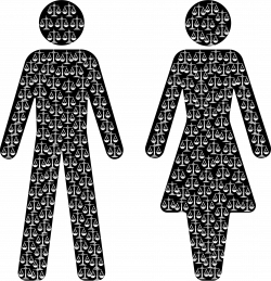 Clipart - Gender Equality Male And Female Figures 2