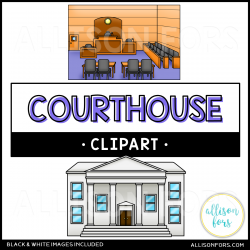 Courthouse & Courtroom Clip Art