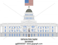 Vector Stock - California state capitol, sacramento, united ...