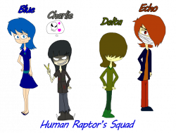 Human Raptor's Squad .:. by VelociPRATTor | My Original Art ...