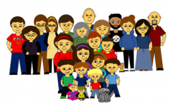 People Clip Art - Adults, kids, teenagers, babies, and a cat! 46 images!