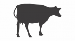 Cow Clipart Profile - Png Silueta De Vaca, Transparent Png ...