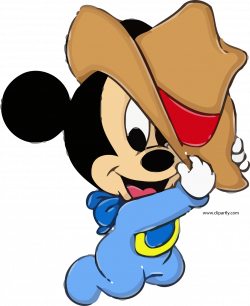 Baby Mickey Disney Baby Cowboy Hat Mouse Pictures Clipart Png ...