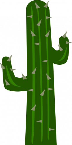 Cactus clipart western - Pencil and in color cactus clipart western