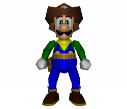 Nintendo 64 - Mario Party 2 - Luigi (Western Land) - The Models Resource
