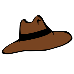 OnlineLabels Clip Art - Peasant Hat