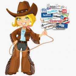 Cowboy Clipart Roundup - Cowgirl Cartoon #526924 - Free ...