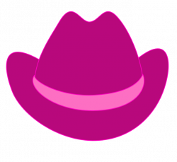 Pink Cartoon Cowboy Hat - save our oceans