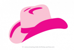 FREE Printable Cowgirl Hat Picture | party printables ...