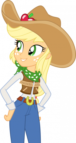Cowgirl Applejack by CloudyGlow on DeviantArt